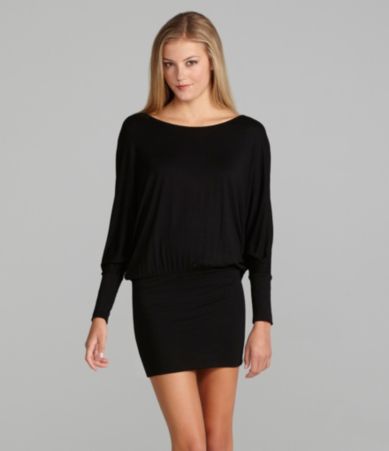 GB Long Sleeve Banded Hem Dress
