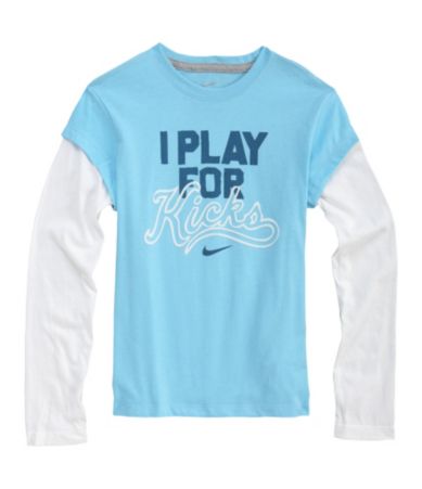 Nike 7-16 I Play For Kicks 2-In-1 Tee