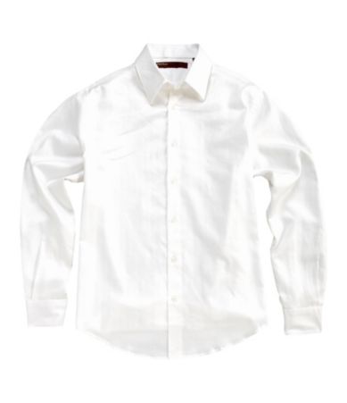Perry Ellis Herringbone Woven Sportshirt
