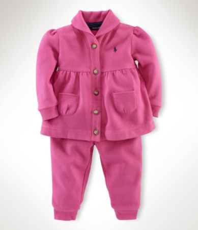 Ralph Lauren Childrenswear Infant Fleece Hookup Set
