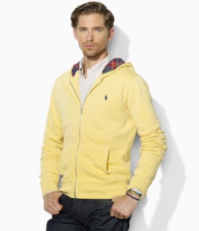 Polo Ralph Lauren Full-Zip Lightweight Fleece Hooded Sweatshirt