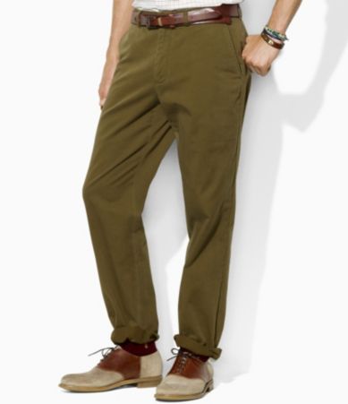 Polo Ralph Lauren Preston Flat-Front Vintage Chino Pants
