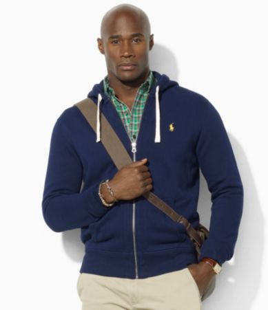 Polo Ralph Lauren Big & Tall Full-Zip Classic Fleece Hooded Sweatshirt