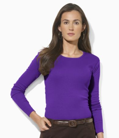 Lauren Ralph Lauren Crewneck Logo Tee