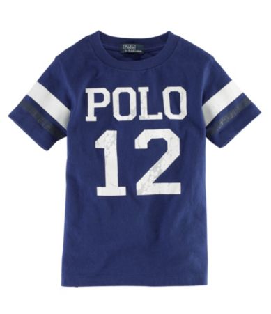 Ralph Lauren Childrenswear 2T-7 Polo 12 Graphic Tee