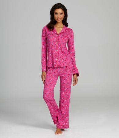 DKNY Print Party Long-Sleeve Pajama Set