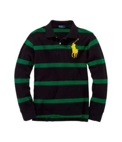 Ralph Lauren Childrenswear 8-20 Mesh Yarn-Dyed Polo Shirt