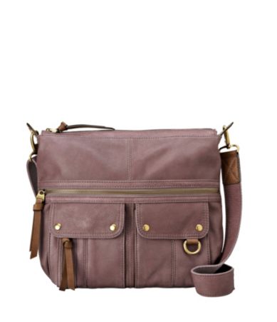Fossil Morgan North-South Top Zip Cross-Body Tote