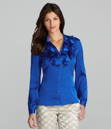 Alex Marie Petites Angela Georgette Blouse  Dillards 