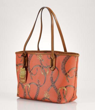 Lauren Ralph Lauren Caldwell Belting Shopper Bag
