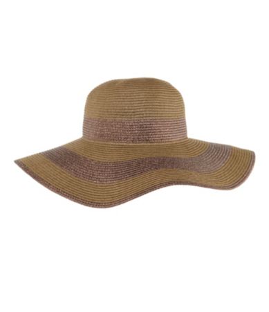 Collection 18 Metallic Striped Floppy Hat