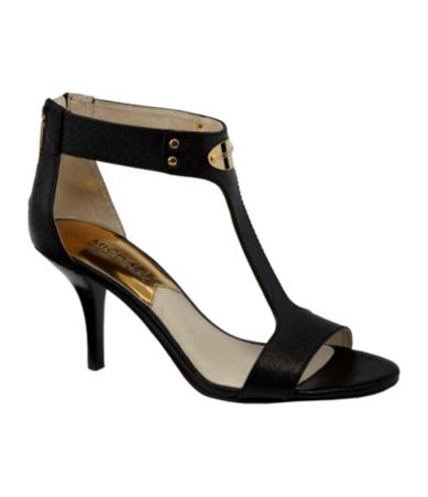 MICHAEL Michael Kors MK Plate T-Strap Sandals