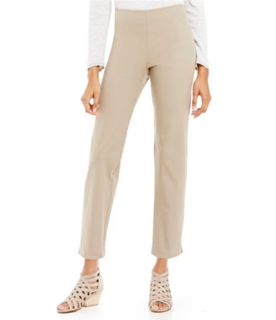Eileen Fisher Petites Organic Cotton Ankle-Zip Pants buy