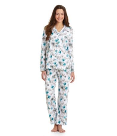 Cabernet Floral Ruffle Packaged Pajamas | Dillards.com