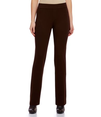 Intro Petite Slim-Her Straight Leg Pants | Dillards