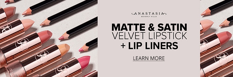 Learn more about Anastasia Beverly Hills Lip Liner and Matte & Satin Velvet Lipstick