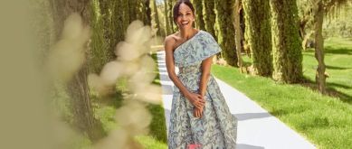 mother of the bride dress shops near me Long Mother of the Bride Cape Dress