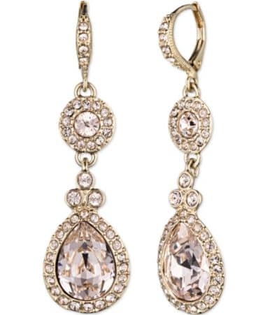Givenchy Crystal Drop Earrings | Dillards