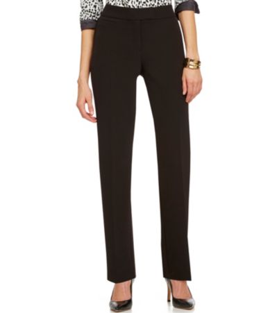 Investments 5TH AVE fit Modern Straight-Leg Pants | Dillards