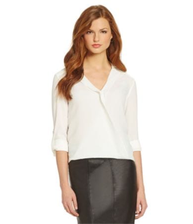 Gianni Bini Fan Fav Leni Faux Wrap Blouse | Dillards