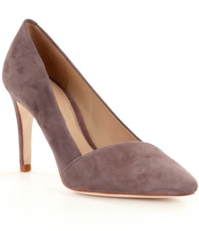 Antonio Melani Clarete Pointed-Toe Suede Slip-On Pumps | Dillards