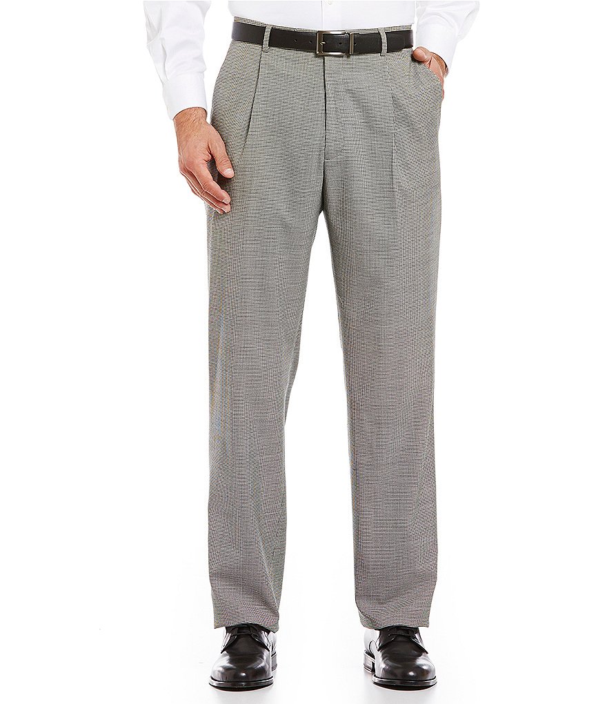 Hart Schaffner Marx Tailored Single-Pleat Chicago Dress Pants | Dillards