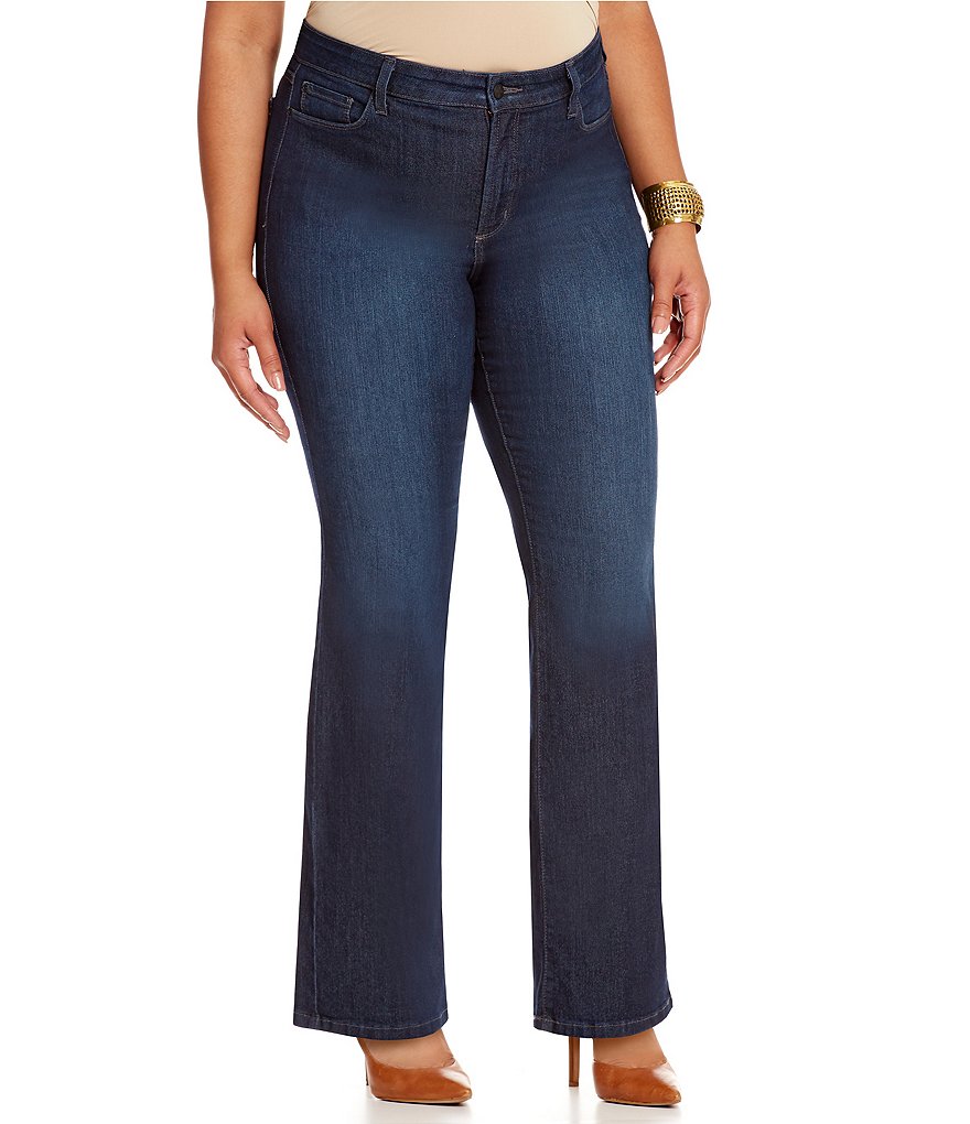NYDJ Plus Barbara Bootcut Jeans | Dillards