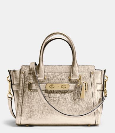 COACH SWAGGER 27 IN PEBBLE LEATHER | Dillards