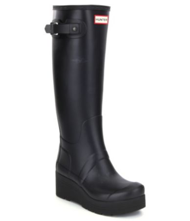 Hunter Women´s Original Low Wedge Tall Rain Boots | Dillards