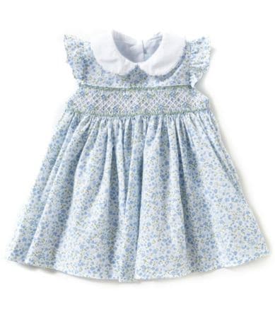 Edgehill Collection Baby Girls 3-9 Months Smocked Floral Dress | Dillards