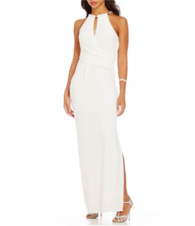 Laundry By Shelli Segal Necklace Detail Gown | Dillards
