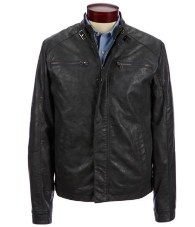 Murano Faux-Leather Moto Jacket | Dillards