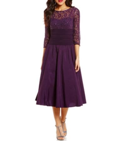 Jessica Howard Illusion Lace Party Dress | Dillards