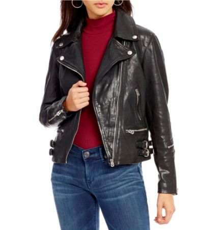 Women's Leather & Faux-Leather Coats | Dillards