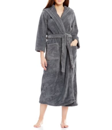 iRelax Hooded Recycled Robe | Dillards