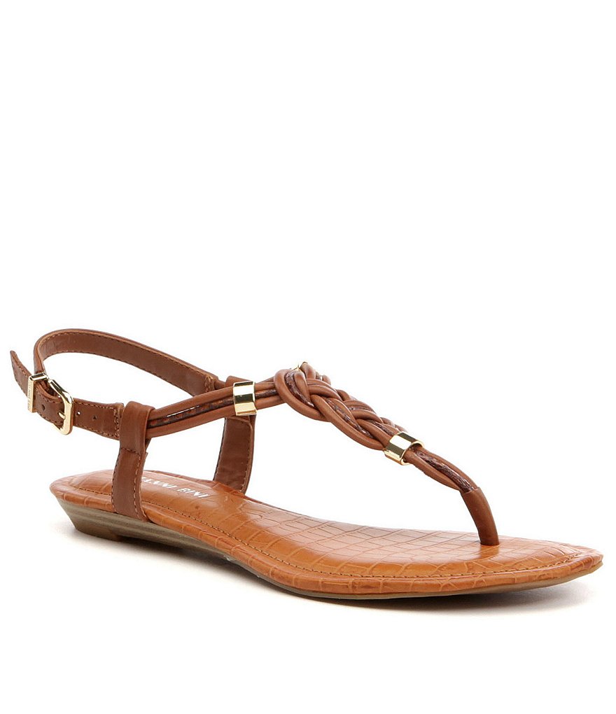 Gianni Bini Lyndie Knotted Thong Sandals | Dillards