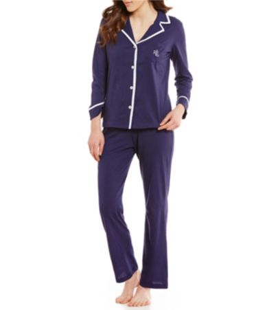 Lauren Ralph Lauren Pima Cotton Classic Pajamas | Dillards