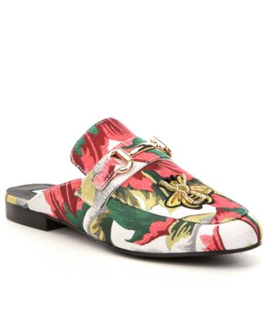 Steve Madden Kandi Floral Embroidered Print Dress Mules | Dillards