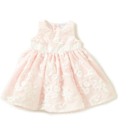 Edgehill Collection Baby Girls Newborn-24 Months Floral-Embroidered ...