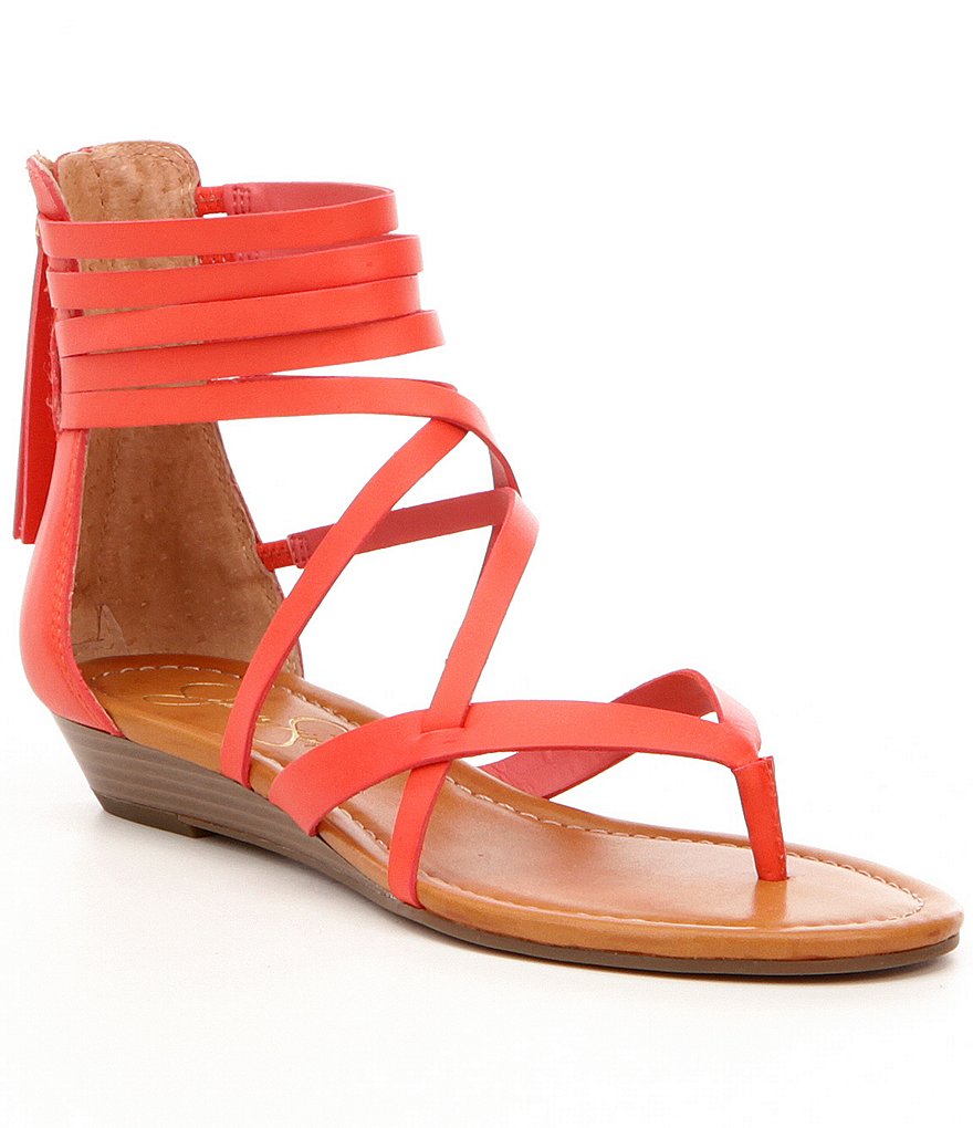 Jessica Simpson Roselen Strappy Flat Thong Sandals | Dillards