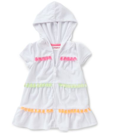 Flapdoodles Little Girls 2T-6X Hooded Tassel Swim Cover-Up Dress | Dillards
