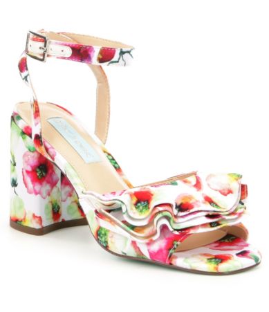 Blue by Betsey Johnson Flirt Floral Dress Sandals | Dillards