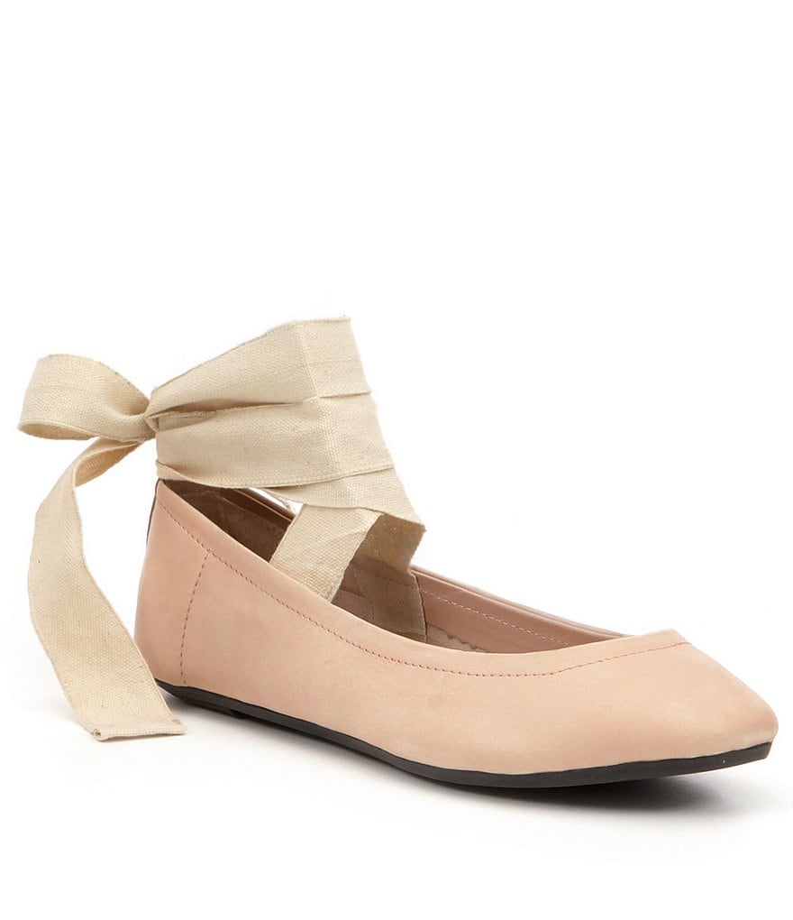 Free People Degas Ankle Tie Ballet Flats | Dillards