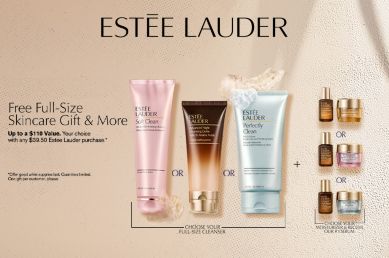 Free Full-Size Skincare Gift & More - With Any $39.50 Estée Lauder Purchase