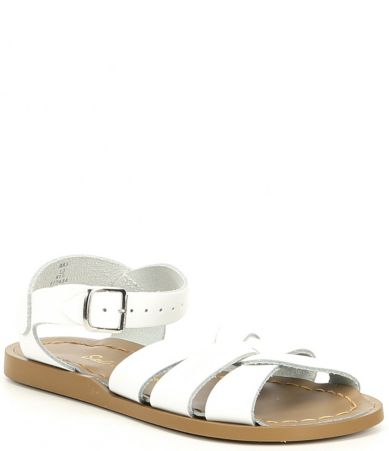 Saltwater Sandals by Hoy Girls' Original Water Friendly Leather Sandals (Toddler)
