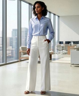 ladies office dress suits Women's Suit 2 Piece Slim Fit Button Blazer Jacket Office Work Trouser Suits  Set Wedding Elegant Business Suit Set Blazer Trousers Ladies
