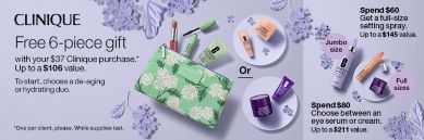 Clinique - Free 6-piece Gift