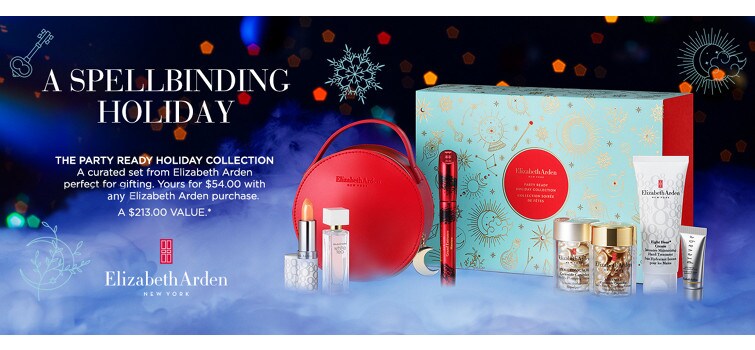 Shop Elizabeth Arden - THE PARTY READY HOLIDAY COLLECTION. A curated set from Elizabeth Arden perfect for gifting. Yours for $54.00 with any $42.00 Elizabeth Arden purchase.
