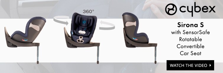Cybex Sirona S 360 Rotating Convertible Car Seat with SensorSafe - Urban  Black