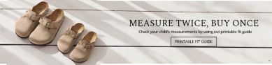 Print Kids' Shoe Fit Guide